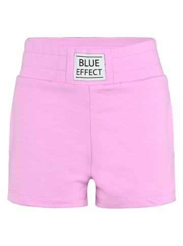 Blue Effect Shorts in Pink