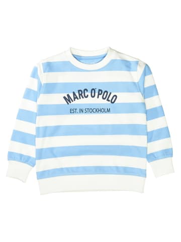 Marc O'Polo Junior Sweatshirt in Blau/ Creme