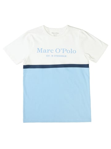 Marc O'Polo Junior Shirt in Weiß/ Blau