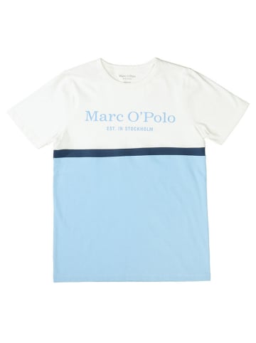 Marc O'Polo Junior Shirt wit/blauw