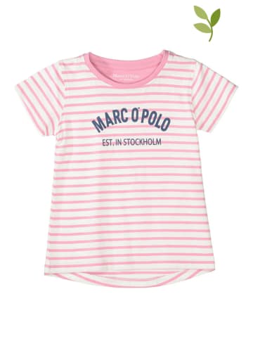 Marc O'Polo Junior Shirt in Pink/ Weiß