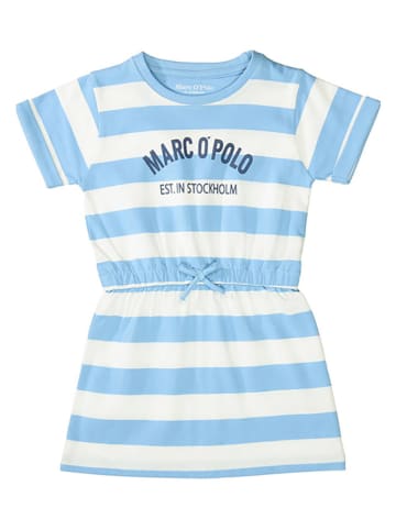 Marc O'Polo Junior Sukienka w kolorze niebiesko-białym