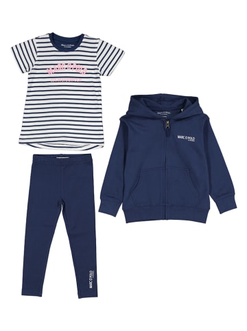 Marc O'Polo Junior 3-delige outfit donkerblauw