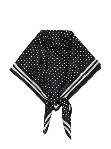 Made in Silk Zijden sjaal zwart/meerkleurig - (L)90 x (B)90 cm