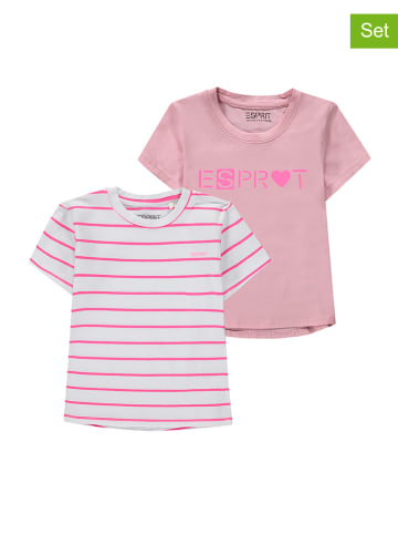 ESPRIT 2er-Set: Shirts in Rosa