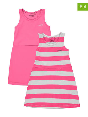 ESPRIT Sukienki (2 szt.) w kolorze różowym