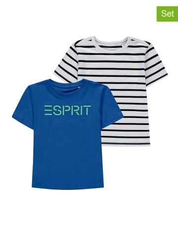 ESPRIT Koszulki (2 szt.) w kolorze niebieskim