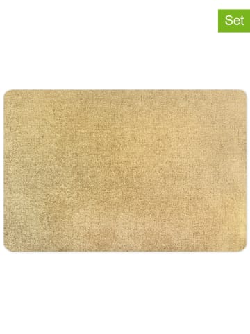 Trendy Kitchen by EXCÉLSA 6er-Set: Tischsets "Gold" in Gold - (L)45 x (B)30 cm
