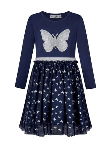 happy girls by Eisend Kleid in Dunkelblau/ Silber
