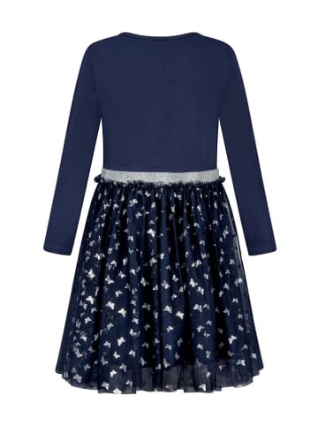 happy girls by Eisend Kleid in Dunkelblau/ Silber