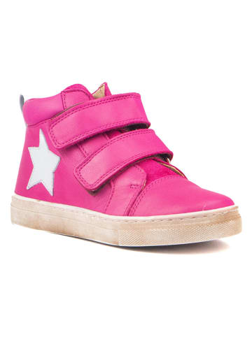 Rap Leder-Sneakers in Pink