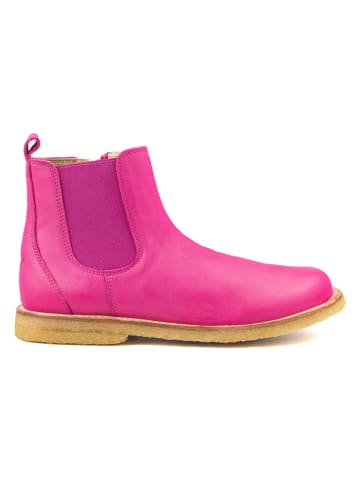 Rap Leder-Chelsea-Boots in Pink