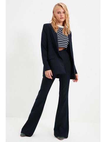 trendyol Broek donkerblauw
