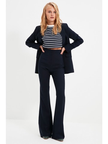 trendyol Broek donkerblauw