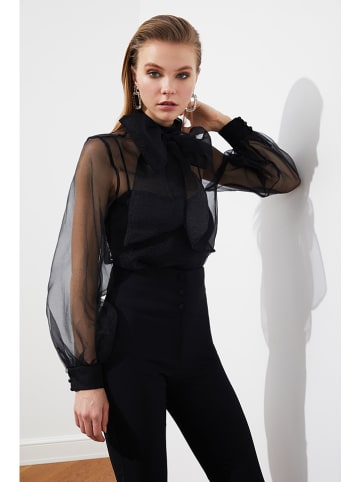 trendyol Bluse in Schwarz