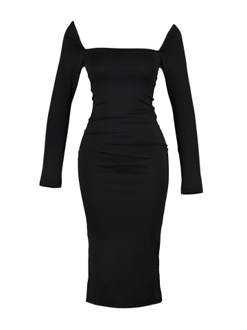 trendyol Sukienka w kolorze czarnym