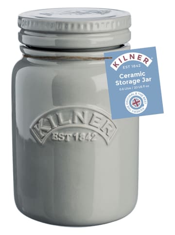 Kilner Słoik w kolorze szarym - 600 ml