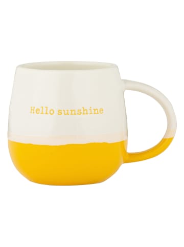Price&Kensington Tasse "Hello Sunshine" in Weiß/ Gelb - 350 ml