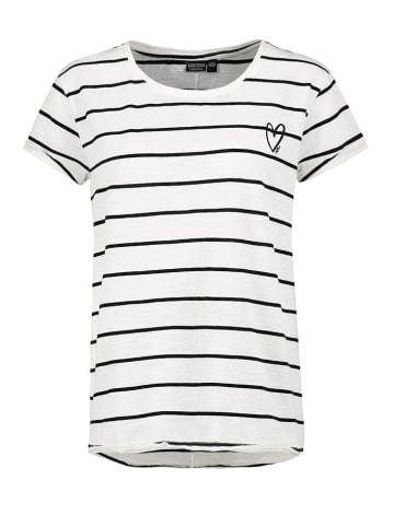 Eight2Nine Shirt in Weiß/ Schwarz