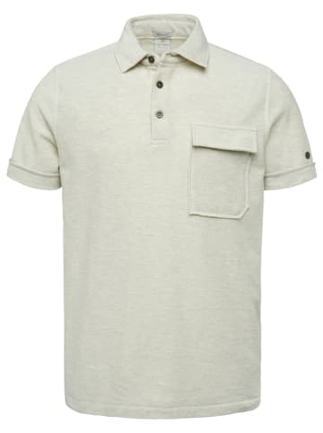 CAST IRON Koszulka polo w kolorze kremowym