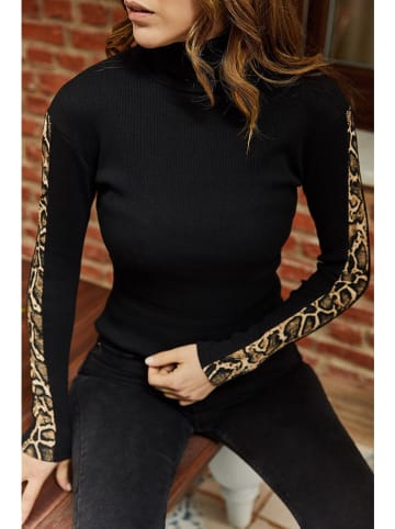 Lycalia Sweter w kolorze czarnym