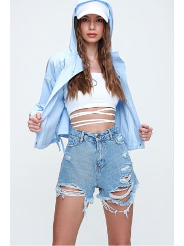 Trend Alacati Spijkershort lichtblauw