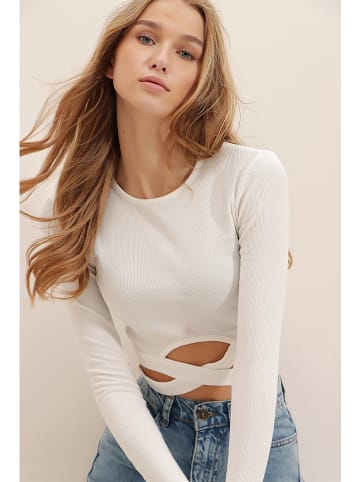 Lycalia Bluzka w kolorze białym