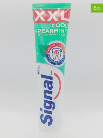 SIGNAL 6er-Set: Zahnpasten "4in1 cool Spearmint", je 125 ml