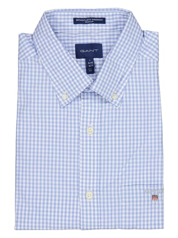 Gant Koszula - Regular fit - w kolorze błękitno-białym