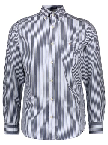 Gant Hemd - Regular fit - in Dunkelblau/ Weiß