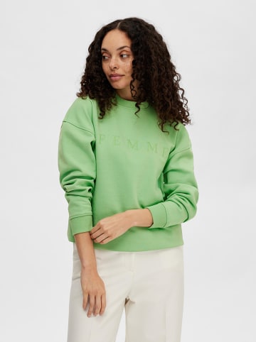 SELECTED FEMME Sweatshirt "Joelle" groen