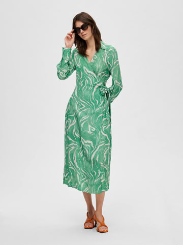 SELECTED FEMME Sukienka "Sirine" w kolorze zielonym