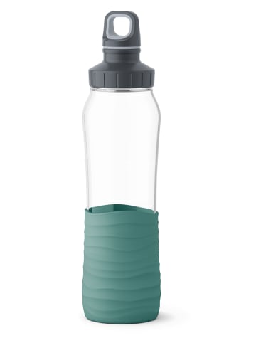 Emsa Bidon "Drink2Go - Glas" w kolorze morskim - 700 ml
