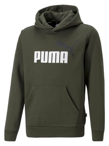 Puma Hoodie "ESS+" in Khaki