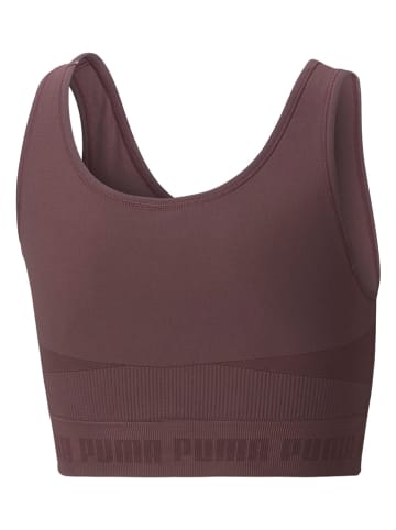 Puma Sport-BH in Aubergine - Medium