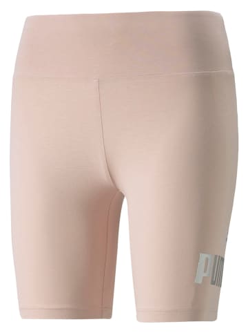 Puma Shorts "ESS+ Metallic 7" in Rosé