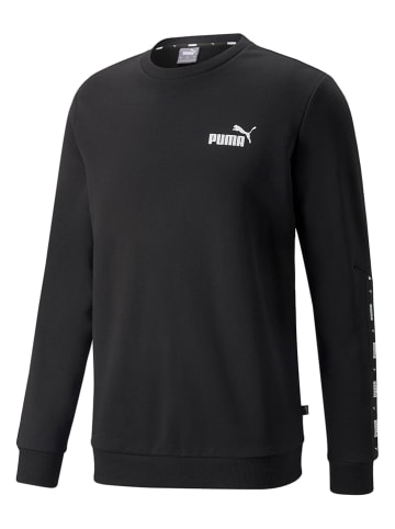 Puma Sweatshirt "ESS+ Tape Crew" in Schwarz