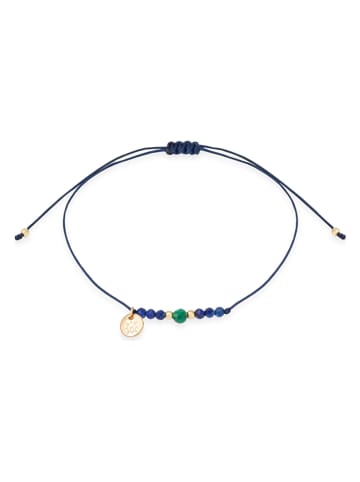 Ania Kruk Armband in Dunkelblau mit Anhänger und Lapislazuli