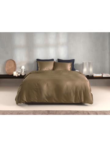 Zo!Home Mako-satijnen beddengoedset lichtbruin