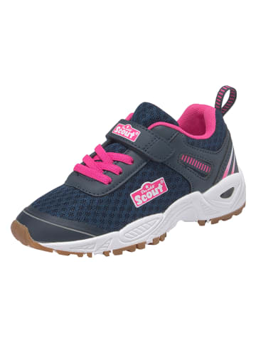 Scout Sneakers "Gym" donkerblauw/roze