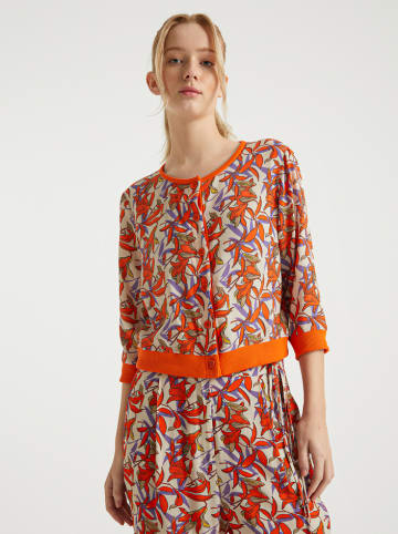 BGN Blouse crème/oranje