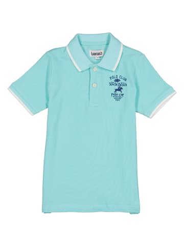 lamino Koszulka polo w kolorze błękitnym