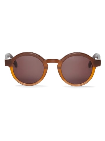 MR. BOHO Okulary przeciwsłoneczne "RJ6-08" w kolorze brązowym