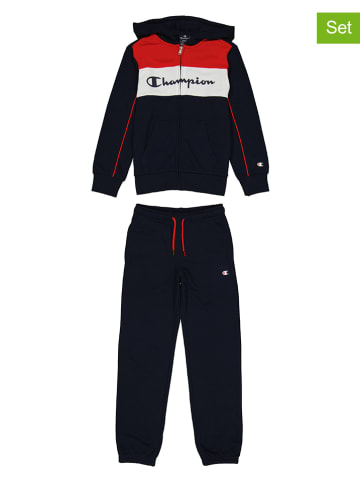 Champion 2tlg. Outfit in Schwarz/ Rot