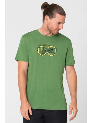 super.natural Shirt "Goggle" groen