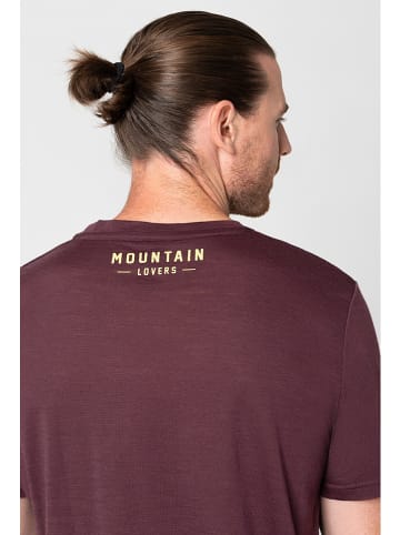 super.natural Shirt "Skiing Gear" bordeaux