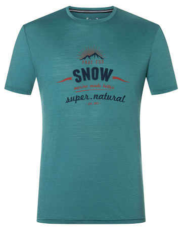 super.natural Shirt "Pray For Snow" turquoise