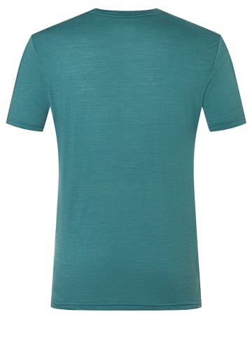 super.natural Shirt "Pray For Snow" in Türkis