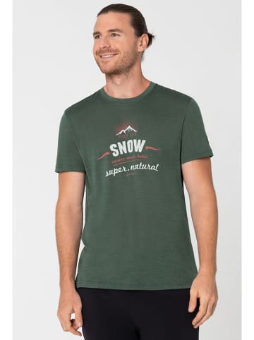Supernatural Shirt "Pray For Snow" in Dunkelgrün