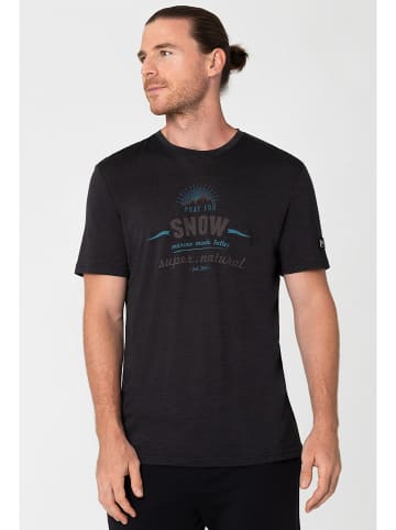 super.natural Shirt "Pray For Snow" in Schwarz